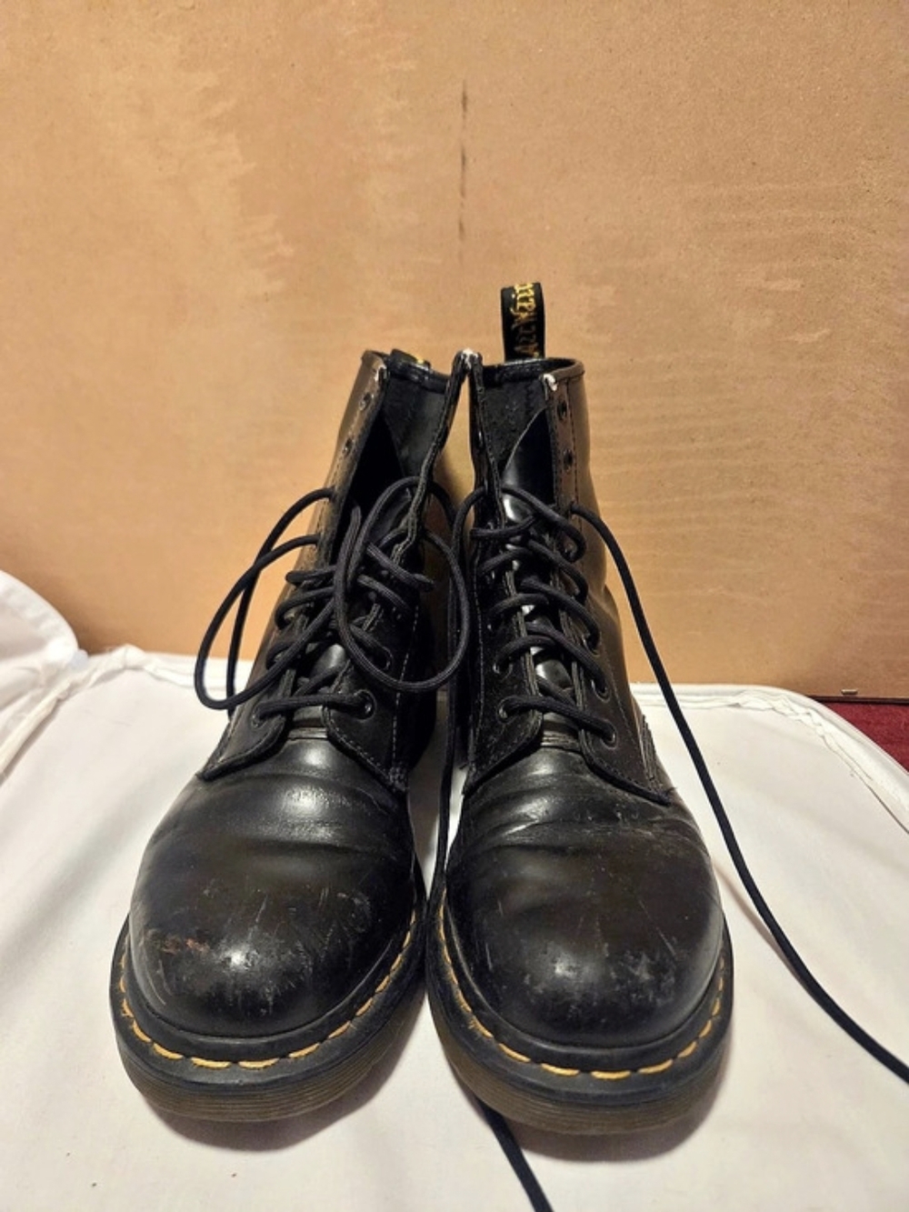 Dr. Martens 1460 Smooth Leather 8-Eye Boot Smooth Leather 8-Eye Boots Black US 8